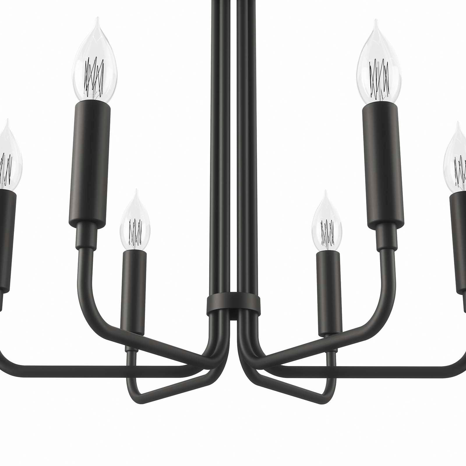 Modway Rekindle 6-Light Chandelier FredCo