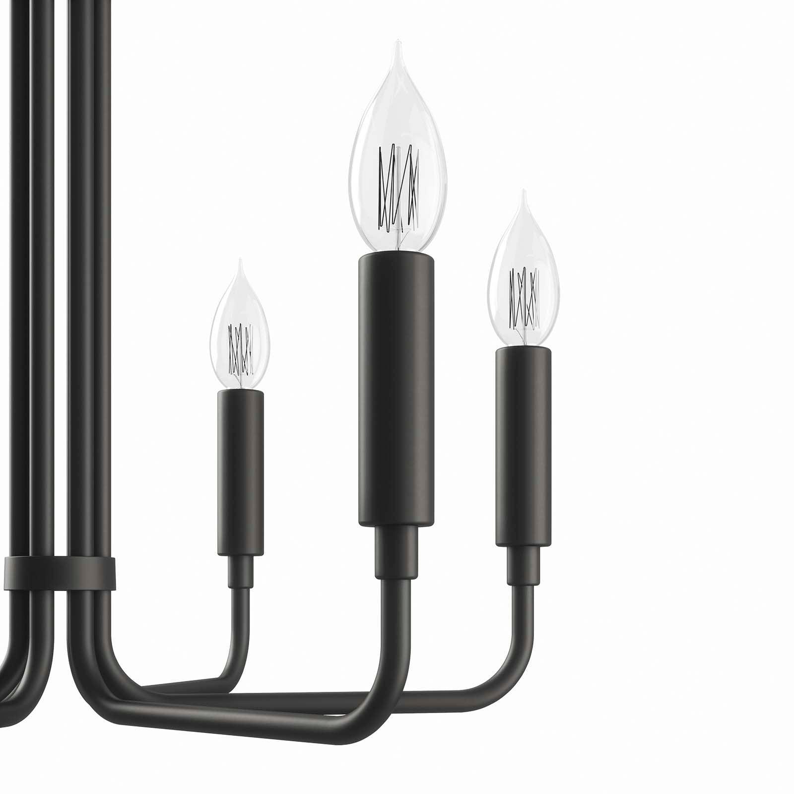 Modway Rekindle 6-Light Chandelier FredCo