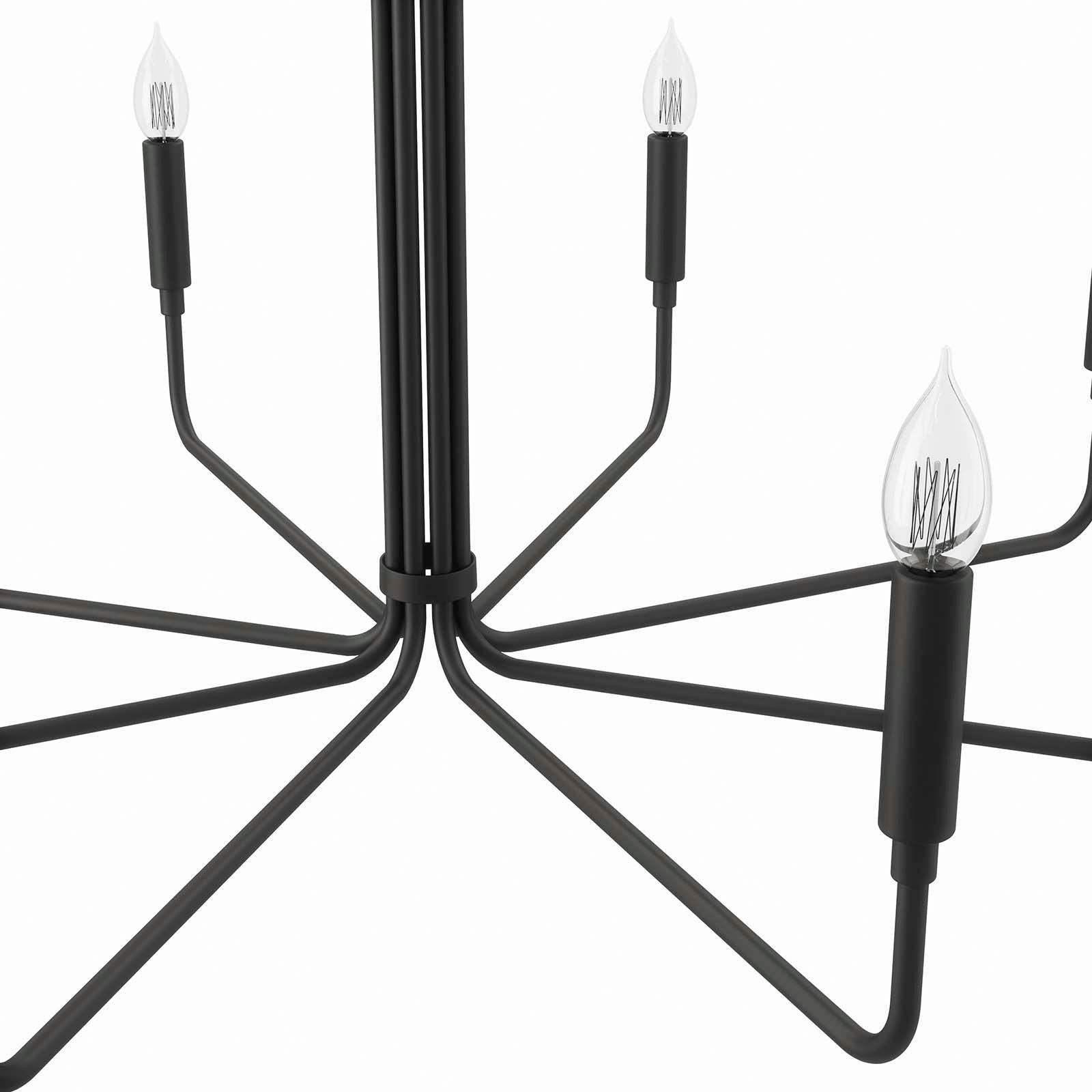 Modway Rekindle 8-Light Chandelier FredCo