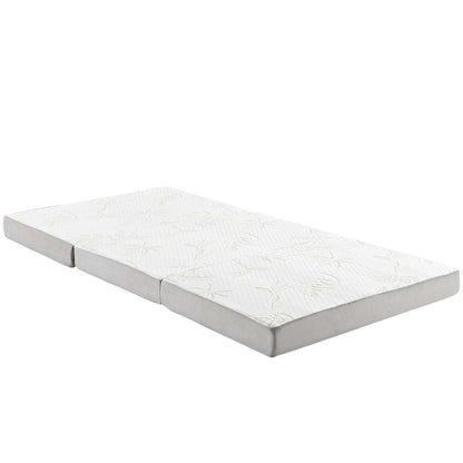 Modway Relax 39 x 80 x 4 (Twin XL) Tri-Fold Mattress Topper FredCo