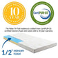 Modway Relax 39 x 80 x 4 (Twin XL) Tri-Fold Mattress Topper FredCo