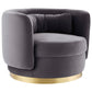 Modway Relish Performance Velvet Swivel Chair FredCo