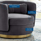 Modway Relish Performance Velvet Swivel Chair FredCo