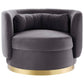Modway Relish Performance Velvet Swivel Chair FredCo