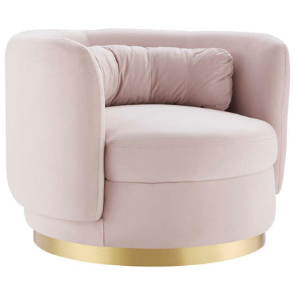 Modway Relish Performance Velvet Swivel Chair FredCo