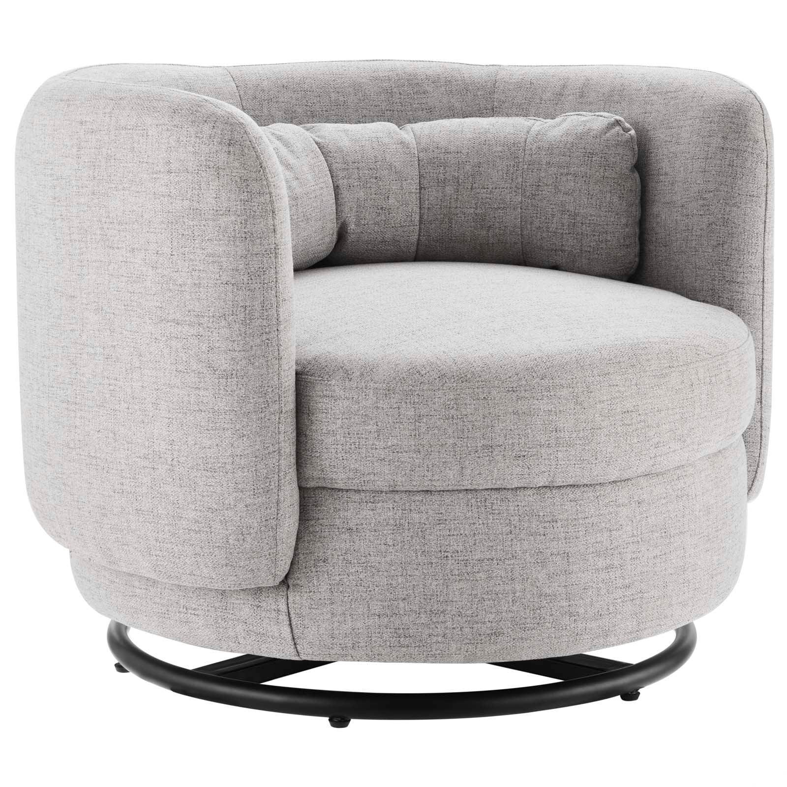 Modway Relish Upholstered Fabric Swivel Chair FredCo