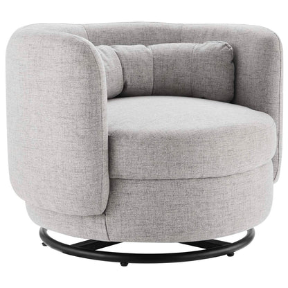 Modway Relish Upholstered Fabric Swivel Chair FredCo