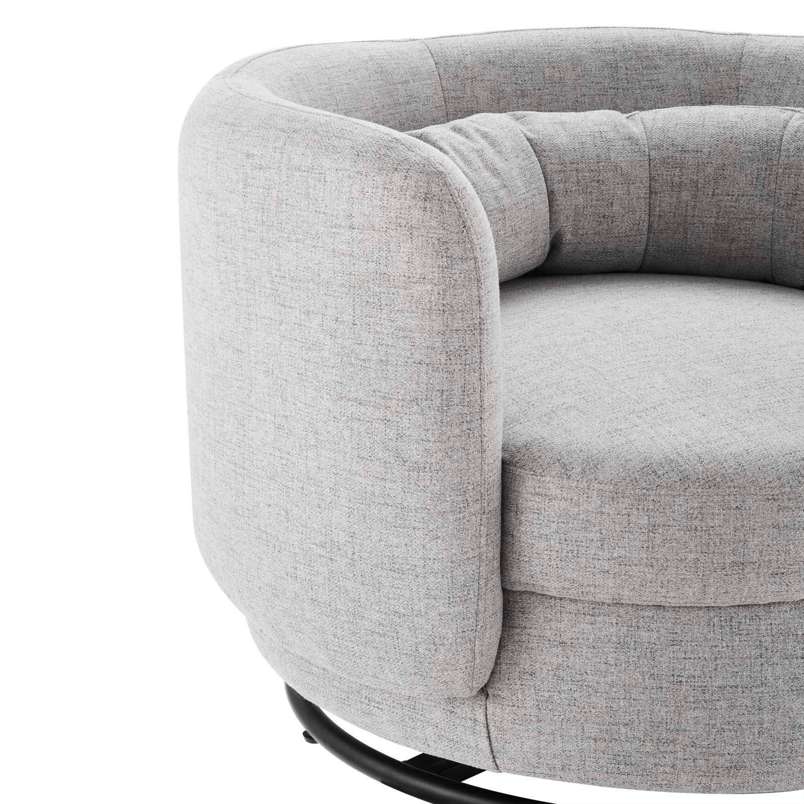 Modway Relish Upholstered Fabric Swivel Chair FredCo