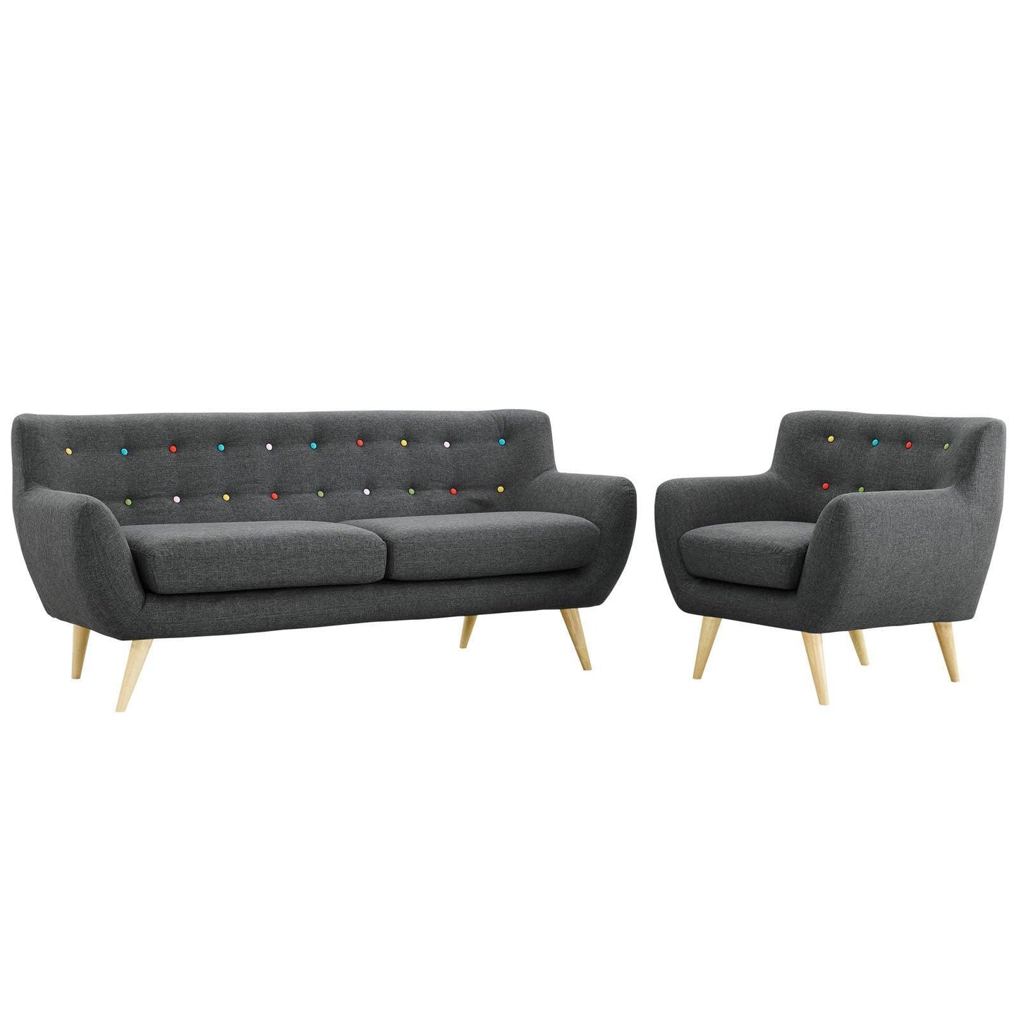 Modway Remark 2 Piece Living Room Set, EEI-1784 FredCo