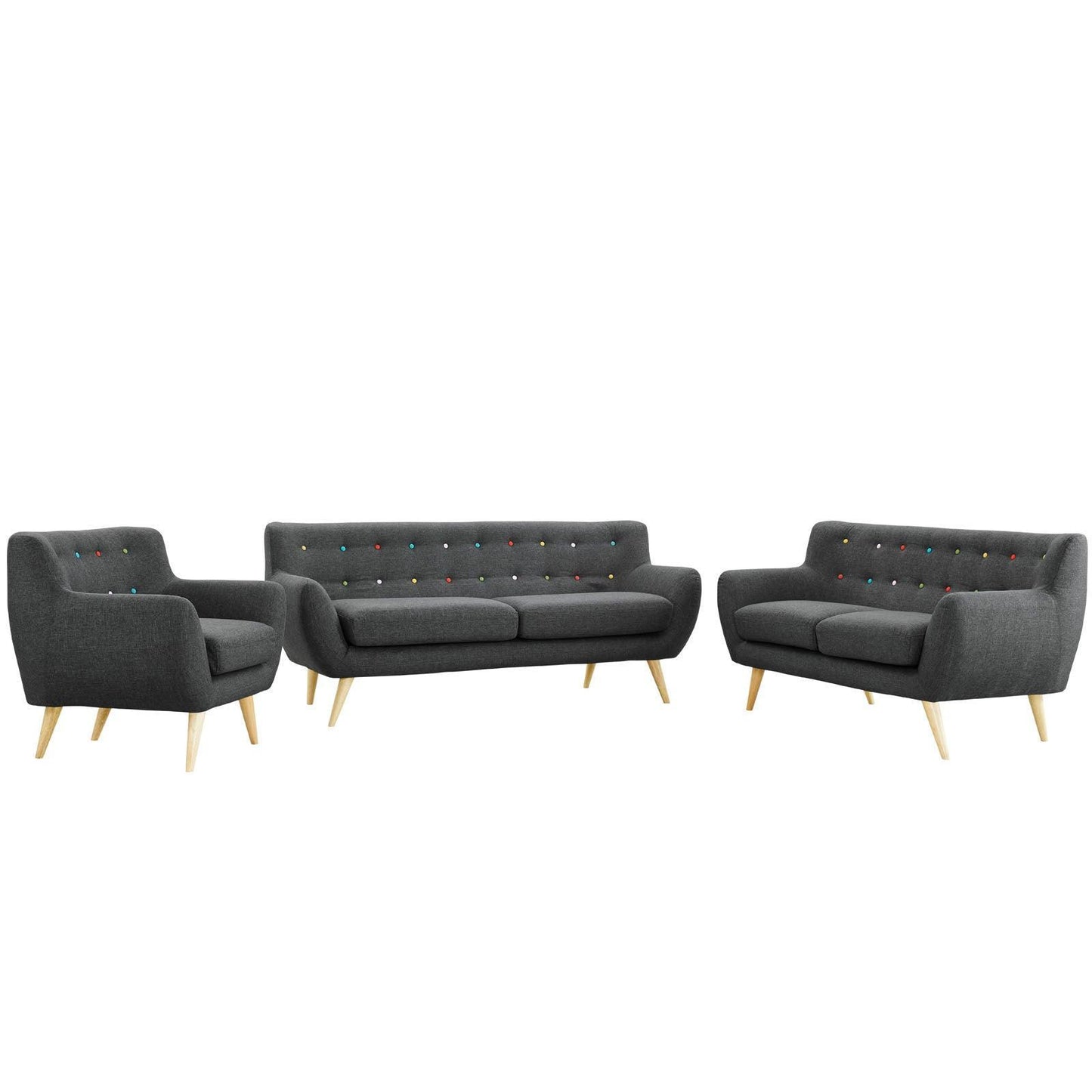 Modway Remark 3 Piece Living Room Set FredCo