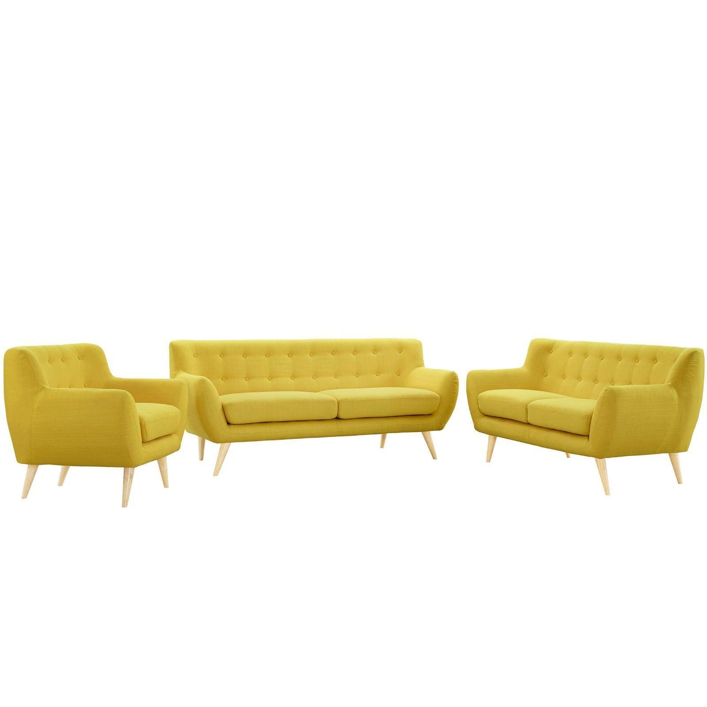 Modway Remark 3 Piece Living Room Set FredCo