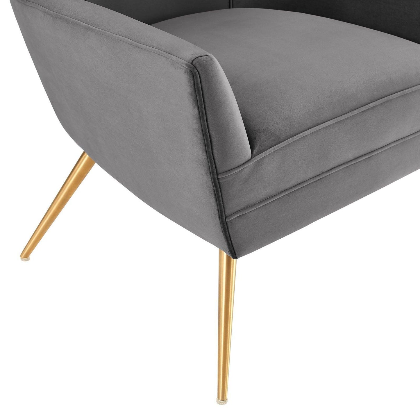 Modway Renata Button Tufted Performance Velvet Armchair FredCo