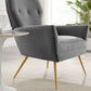 Modway Renata Button Tufted Performance Velvet Armchair FredCo