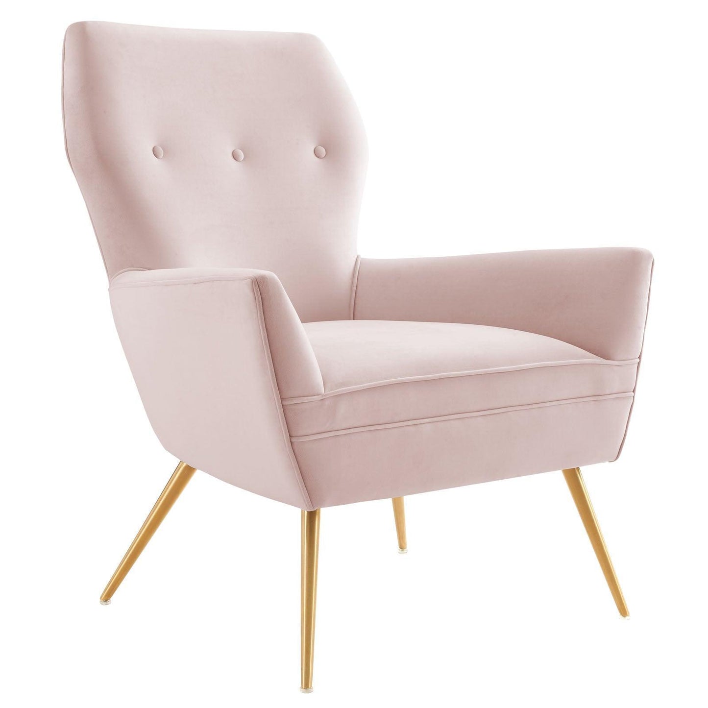 Modway Renata Button Tufted Performance Velvet Armchair FredCo