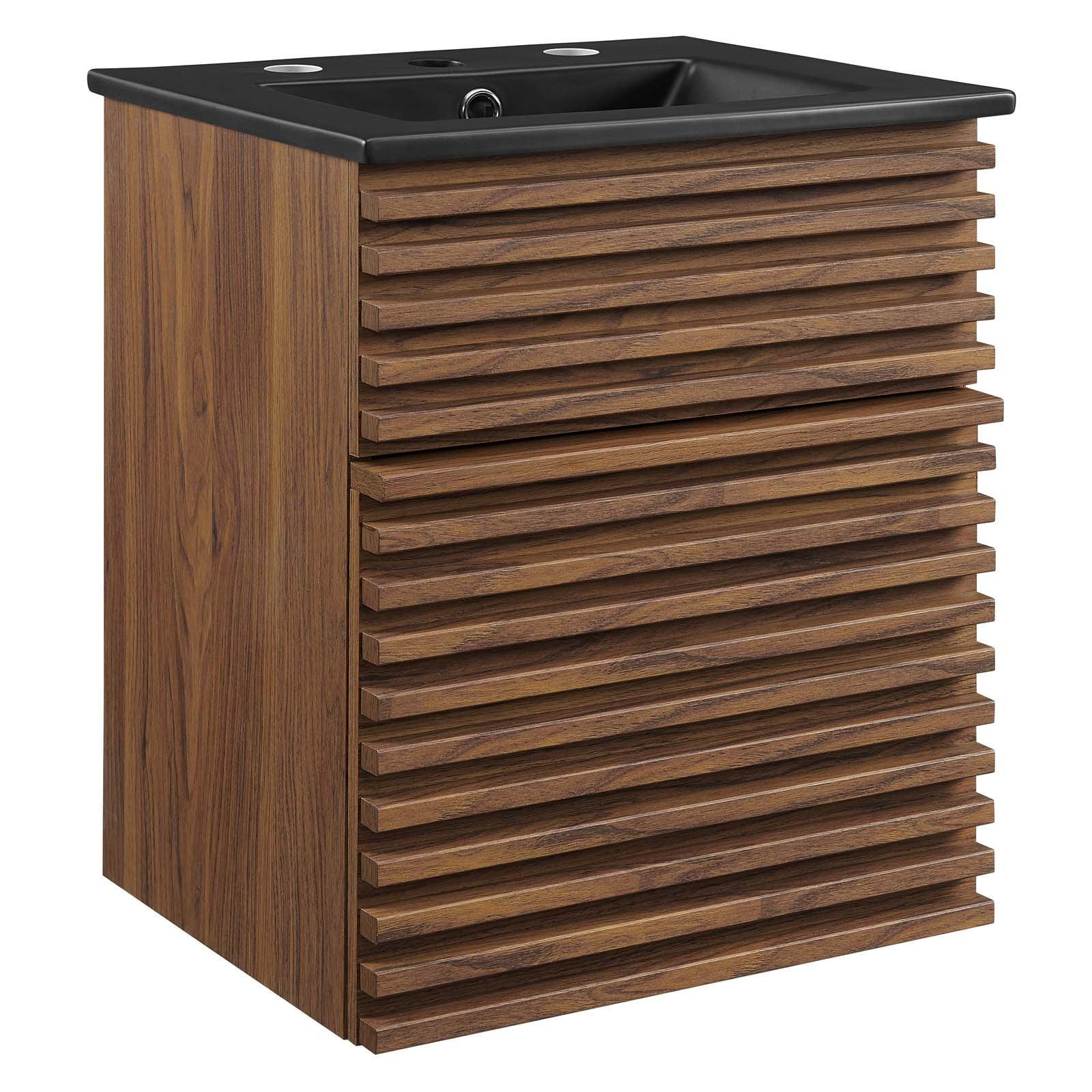 Modway Render 18" Wall-Mount Bathroom Vanity FredCo