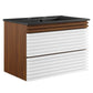 Modway Render 30" Wall-Mount Bathroom Vanity FredCo