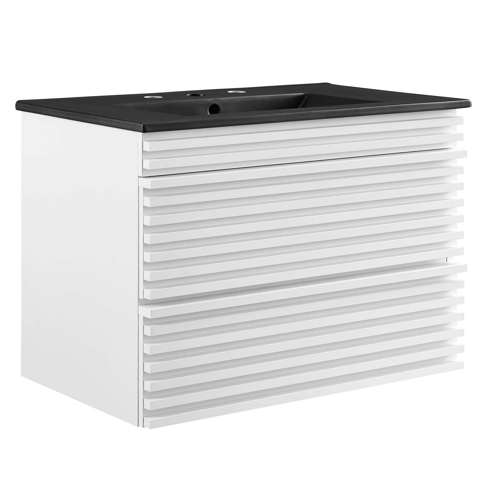 Modway Render 30" Wall-Mount Bathroom Vanity FredCo