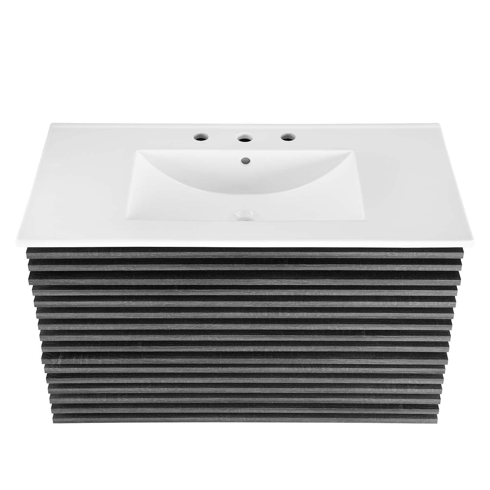 Modway Render 36" Wall-Mount Bathroom Vanity FredCo