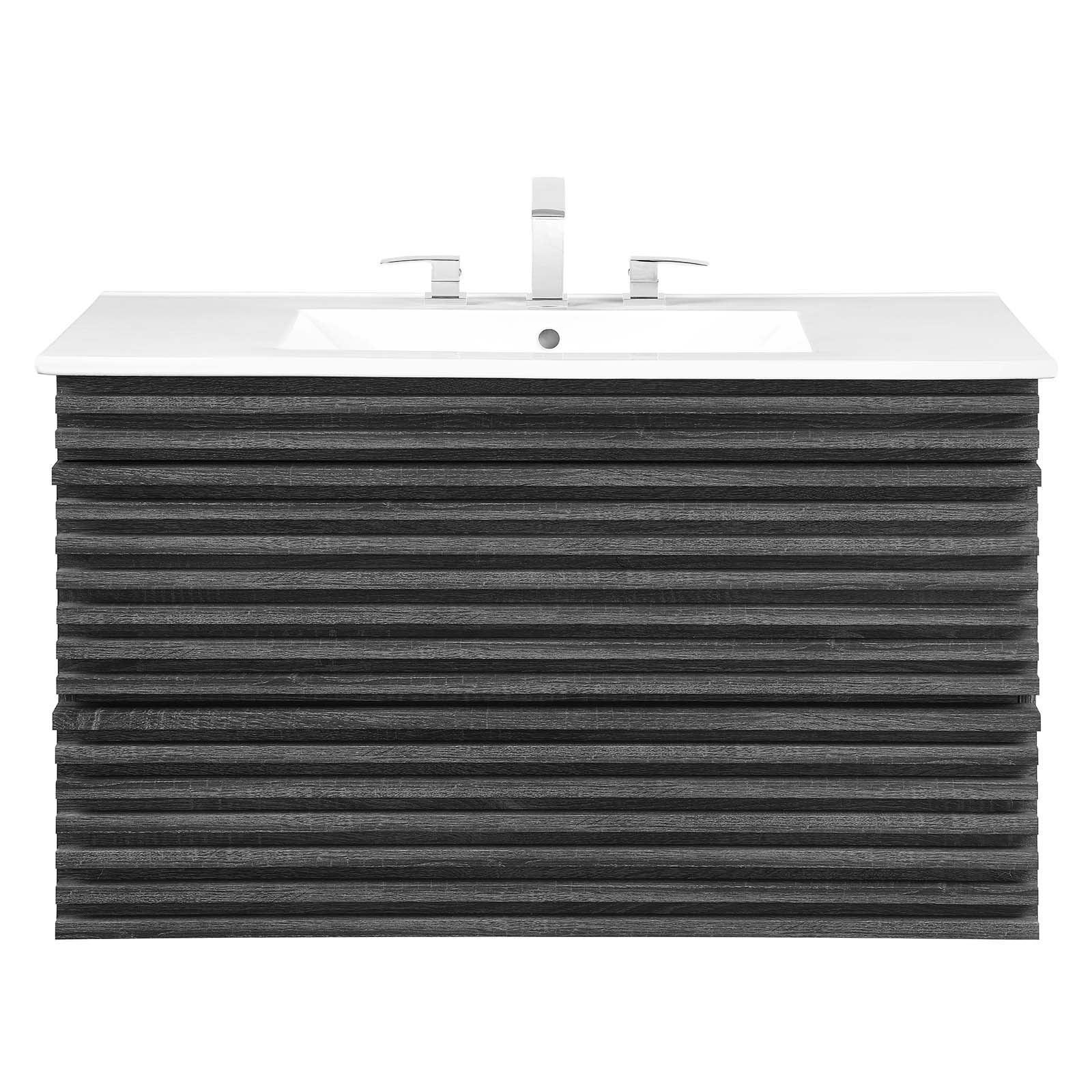 Modway Render 36" Wall-Mount Bathroom Vanity FredCo