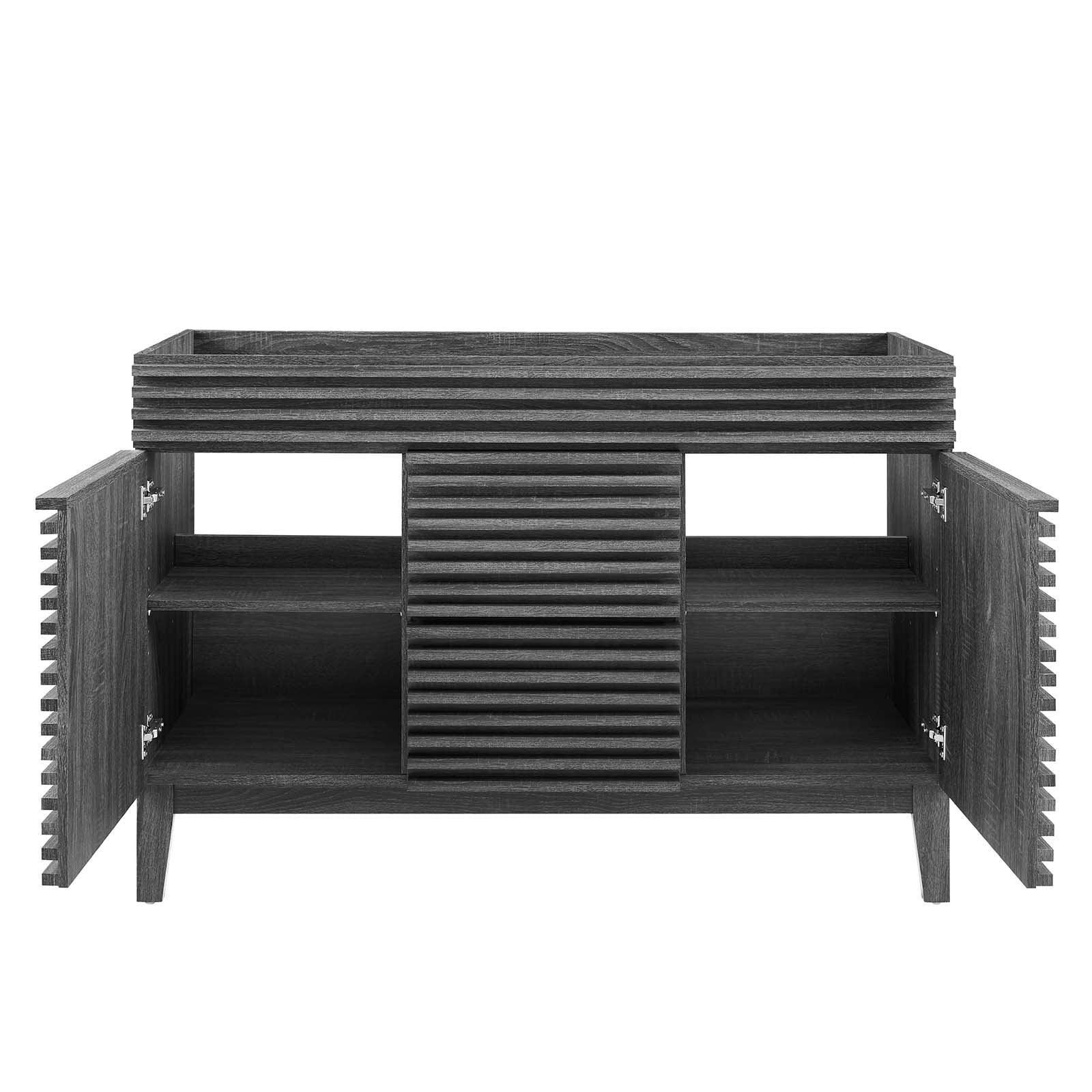 Modway Render 48" Double Sink Compatible (Not Included) Bathroom Vanity Cabinet FredCo