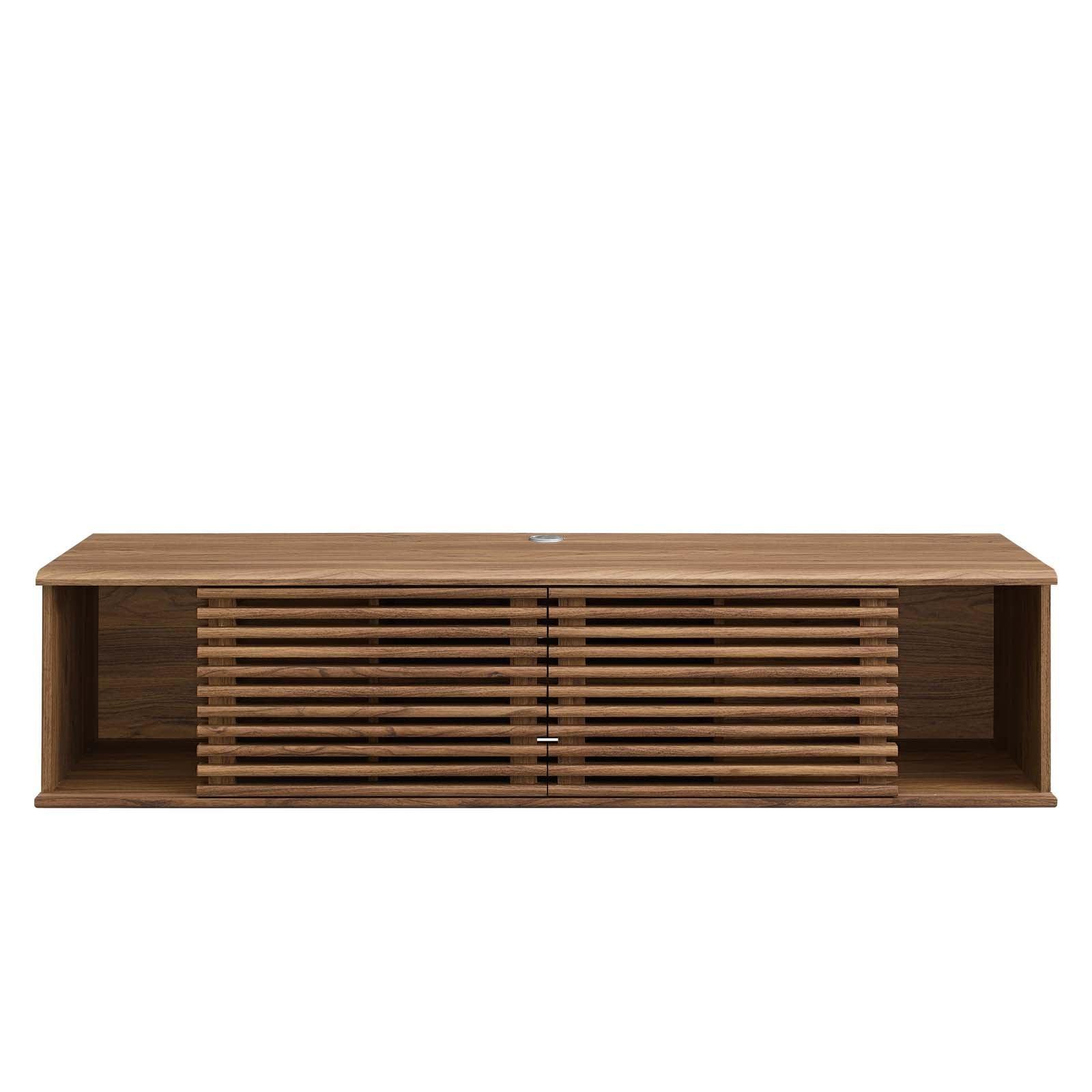 Modway Render 60" Wall-Mount Media Console TV Stand FredCo