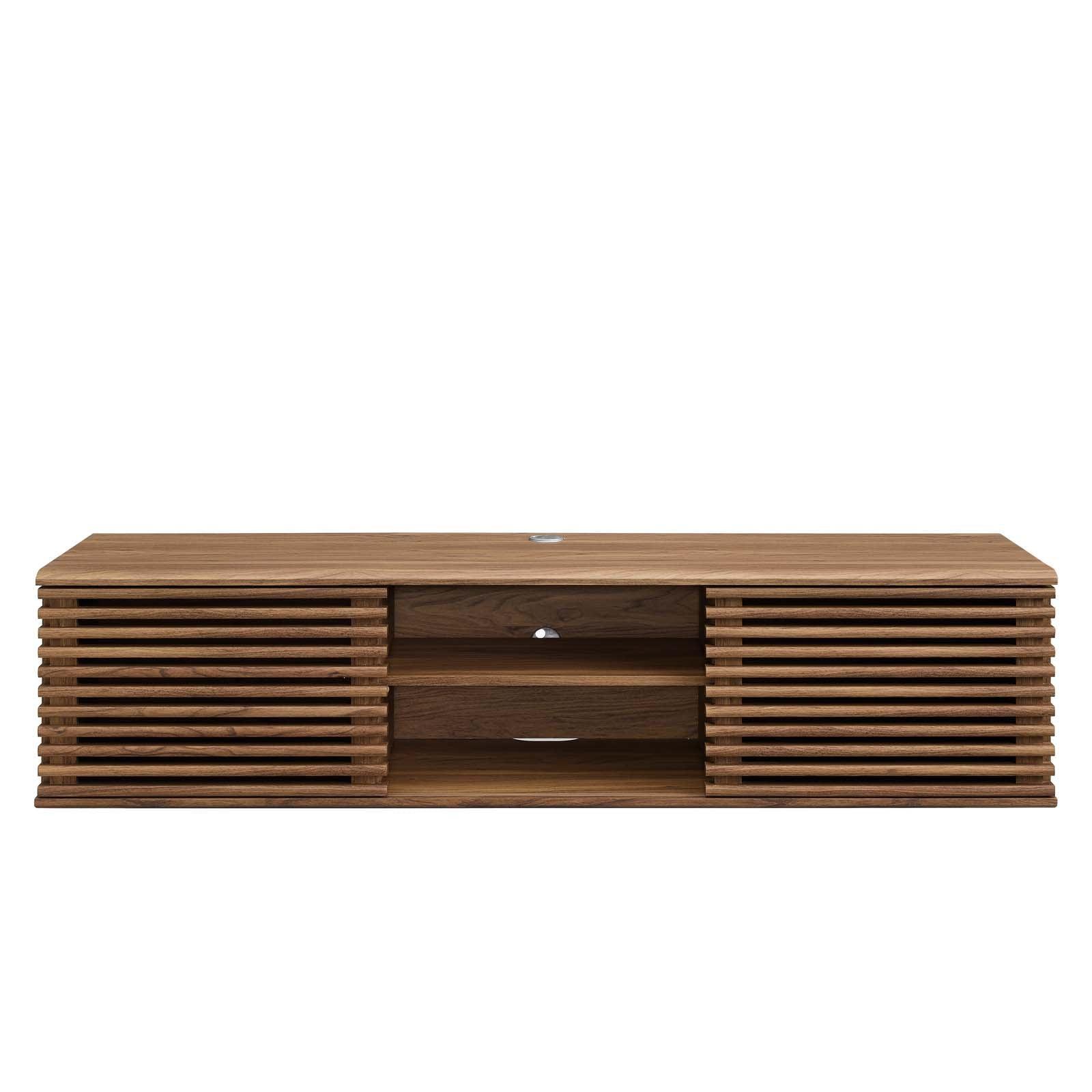 Modway Render 60" Wall-Mount Media Console TV Stand FredCo