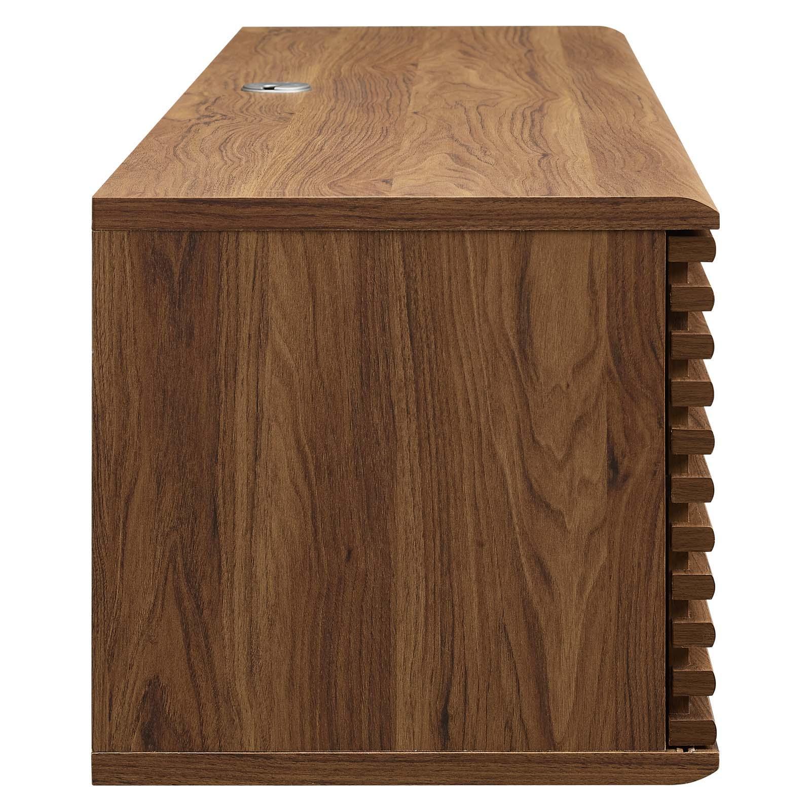 Modway Render 60" Wall-Mount Media Console TV Stand FredCo