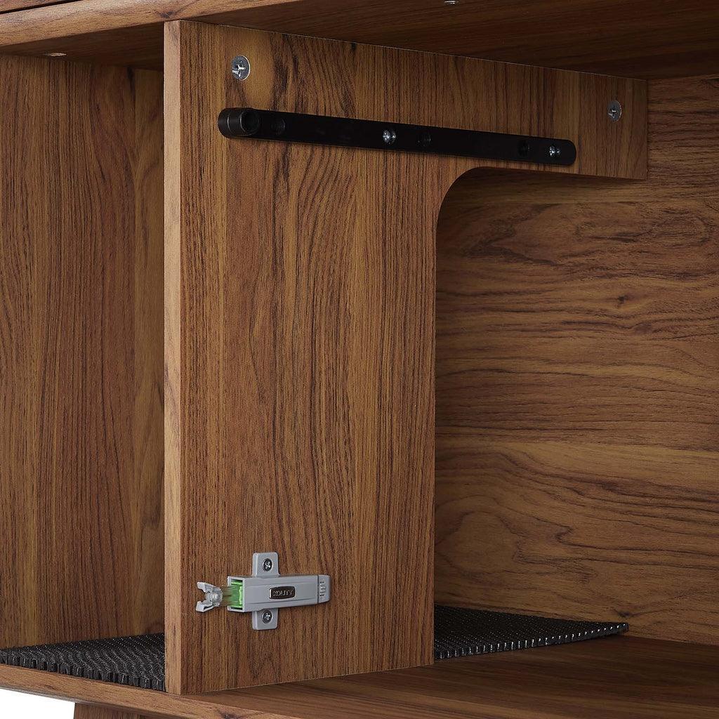 Modway Render Cat Cabinet Walnut & Oak FredCo
