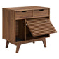Modway Render Cat Cabinet Walnut & Oak FredCo