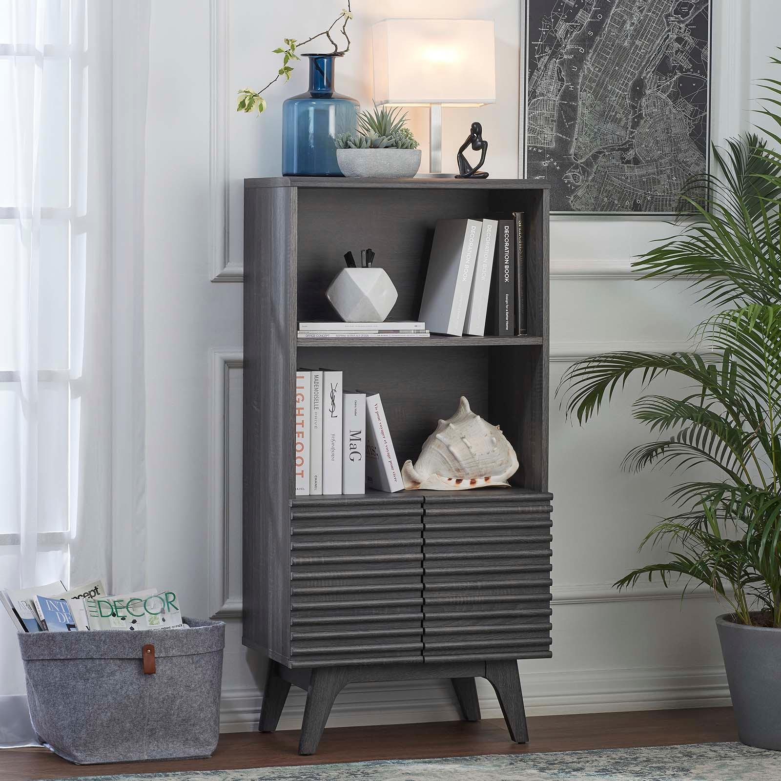 Modway Render Display Cabinet Bookshelf FredCo