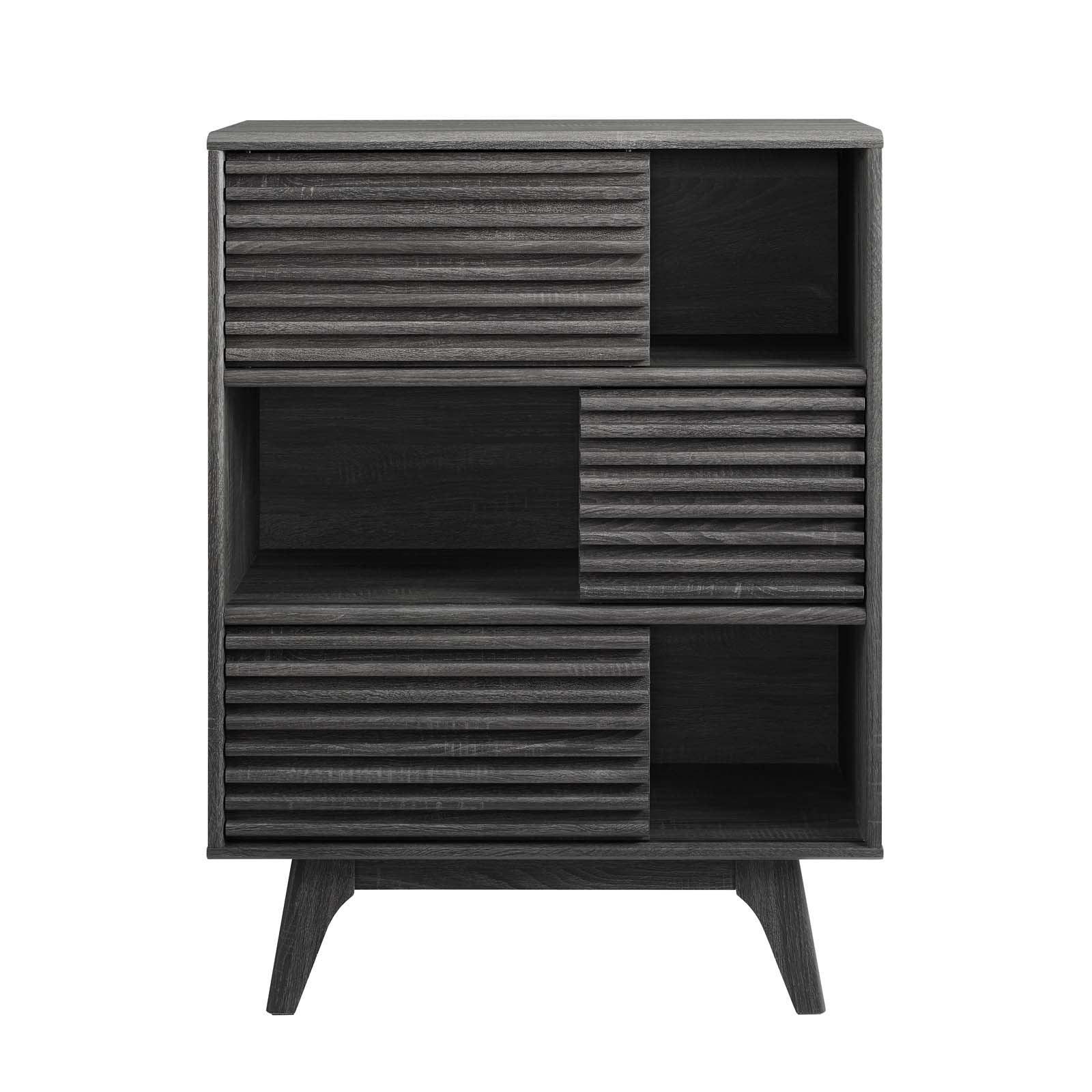 Modway Render Three-Tier Display Storage Cabinet Stand FredCo