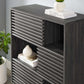 Modway Render Three-Tier Display Storage Cabinet Stand FredCo