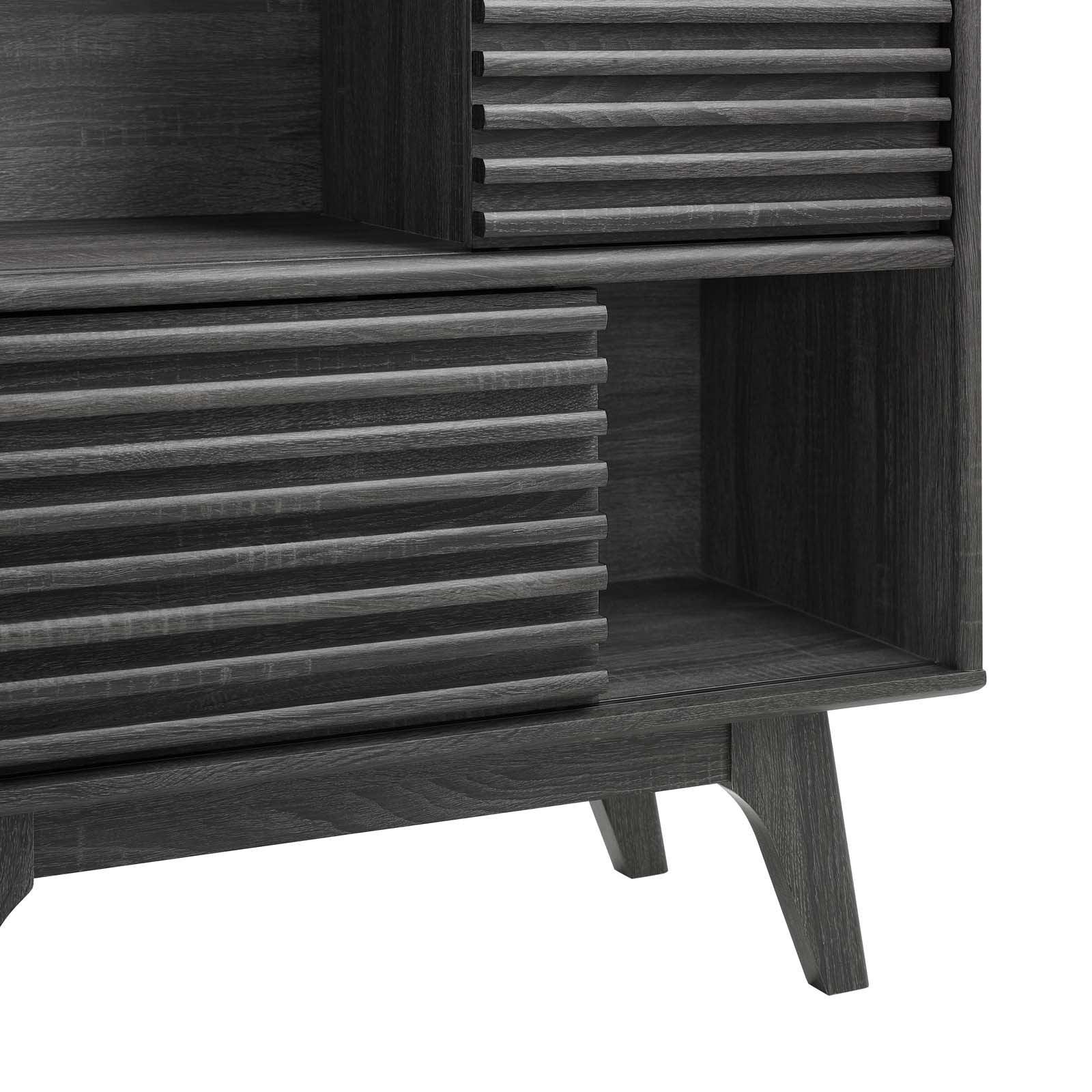 Modway Render Three-Tier Display Storage Cabinet Stand FredCo