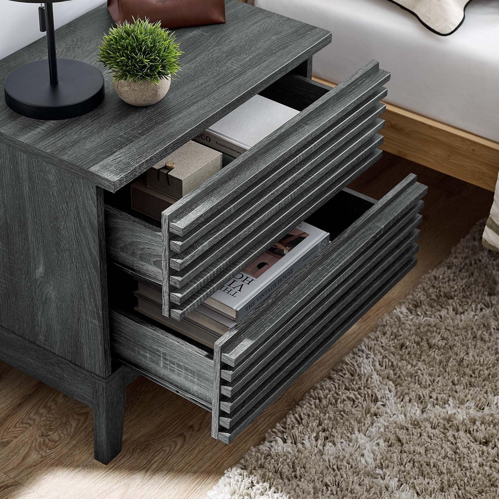 Modway Render Two-Drawer Nightstand FredCo