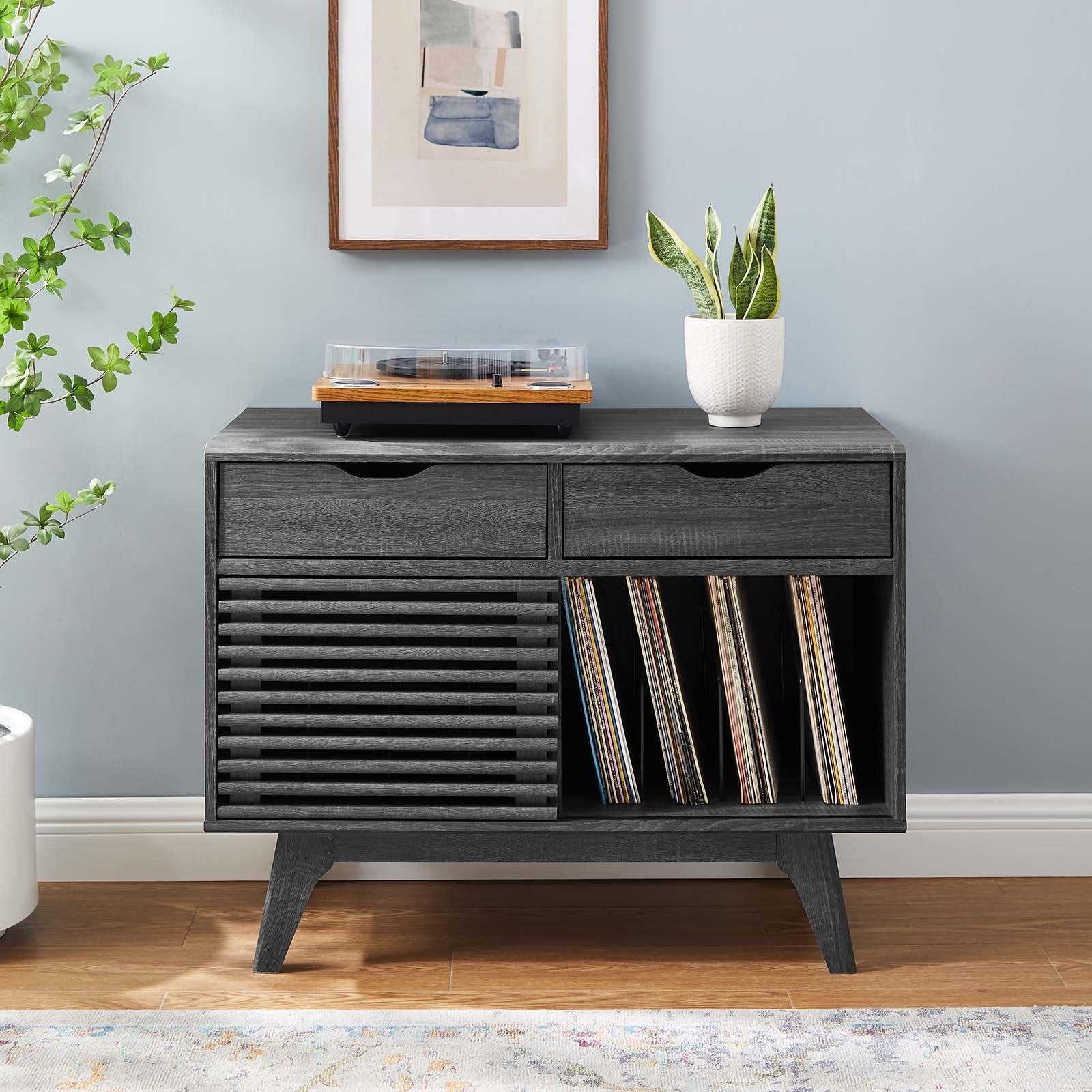 Modway Render Vinyl Record Display Stand FredCo