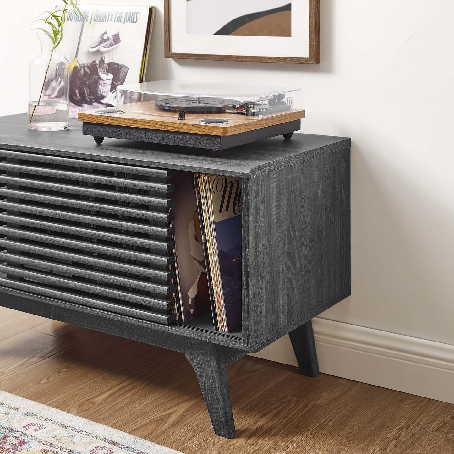 Modway Render Vinyl Record Display Stand, EEI-4263 FredCo