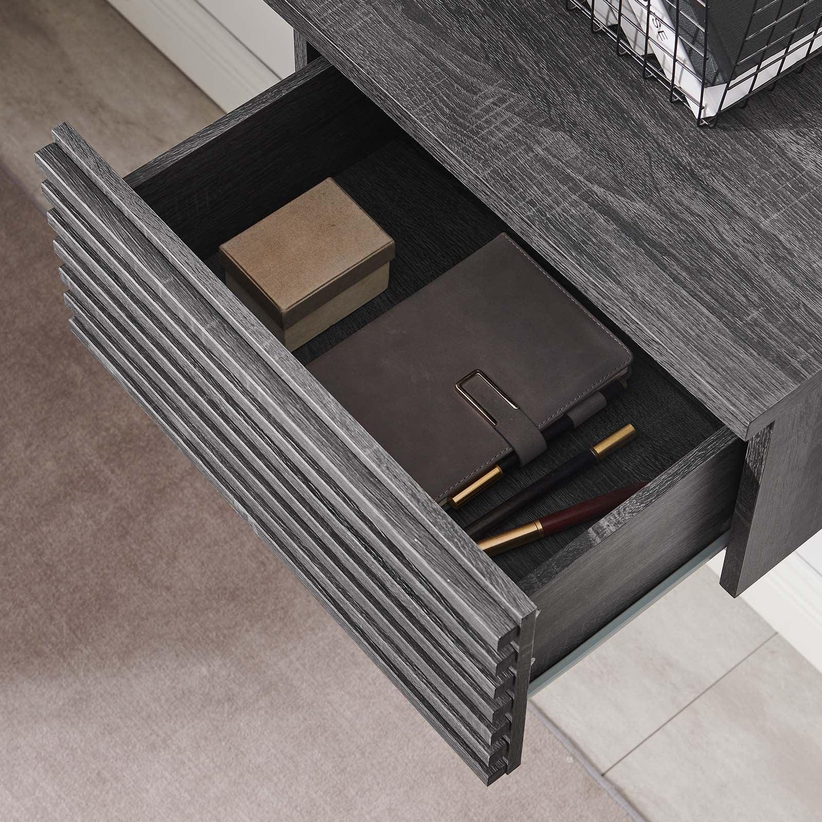 Modway Render Wall Mount Corner Office Desk FredCo