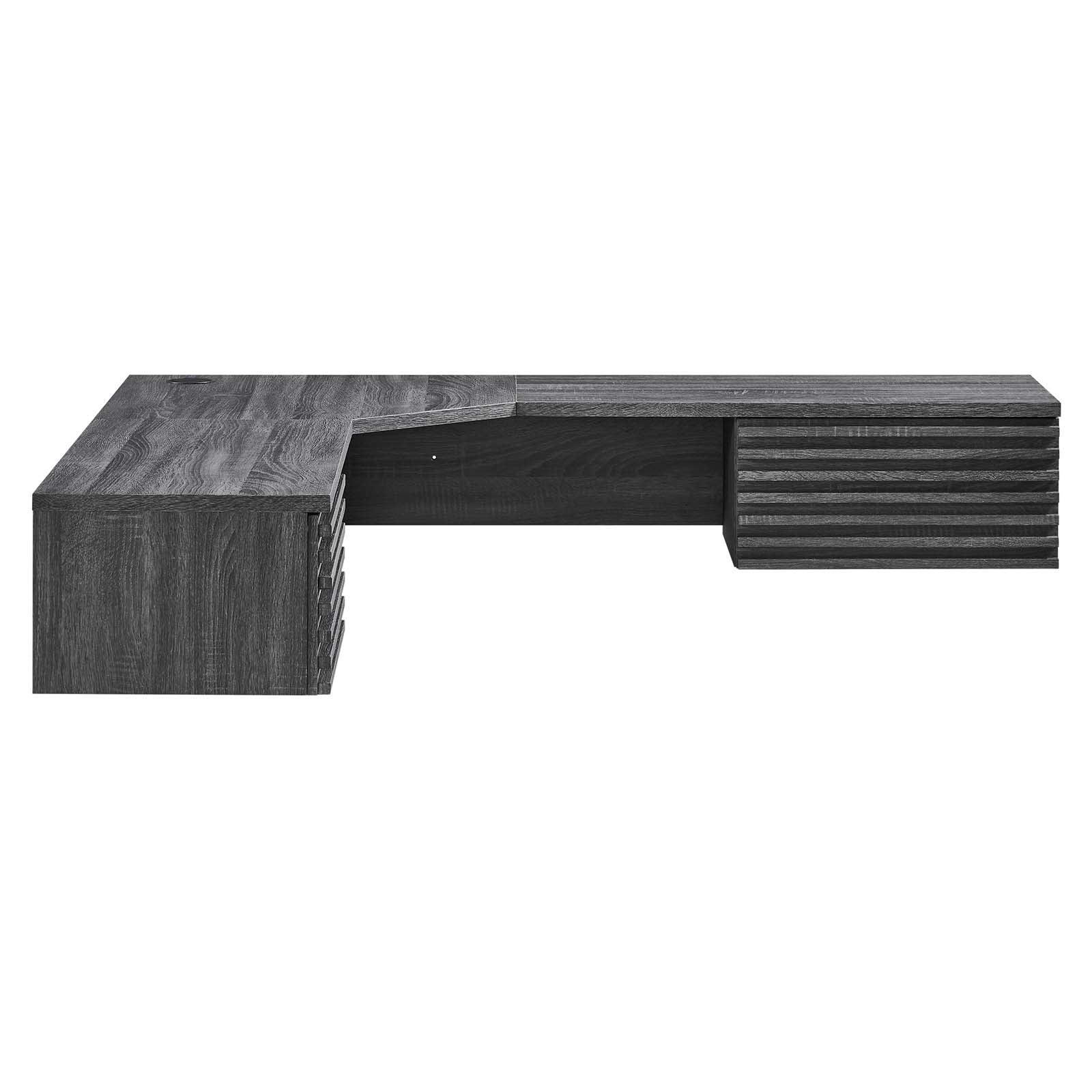 Modway Render Wall Mount Corner Office Desk FredCo