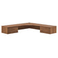 Modway Render Wall Mount Corner Office Desk FredCo