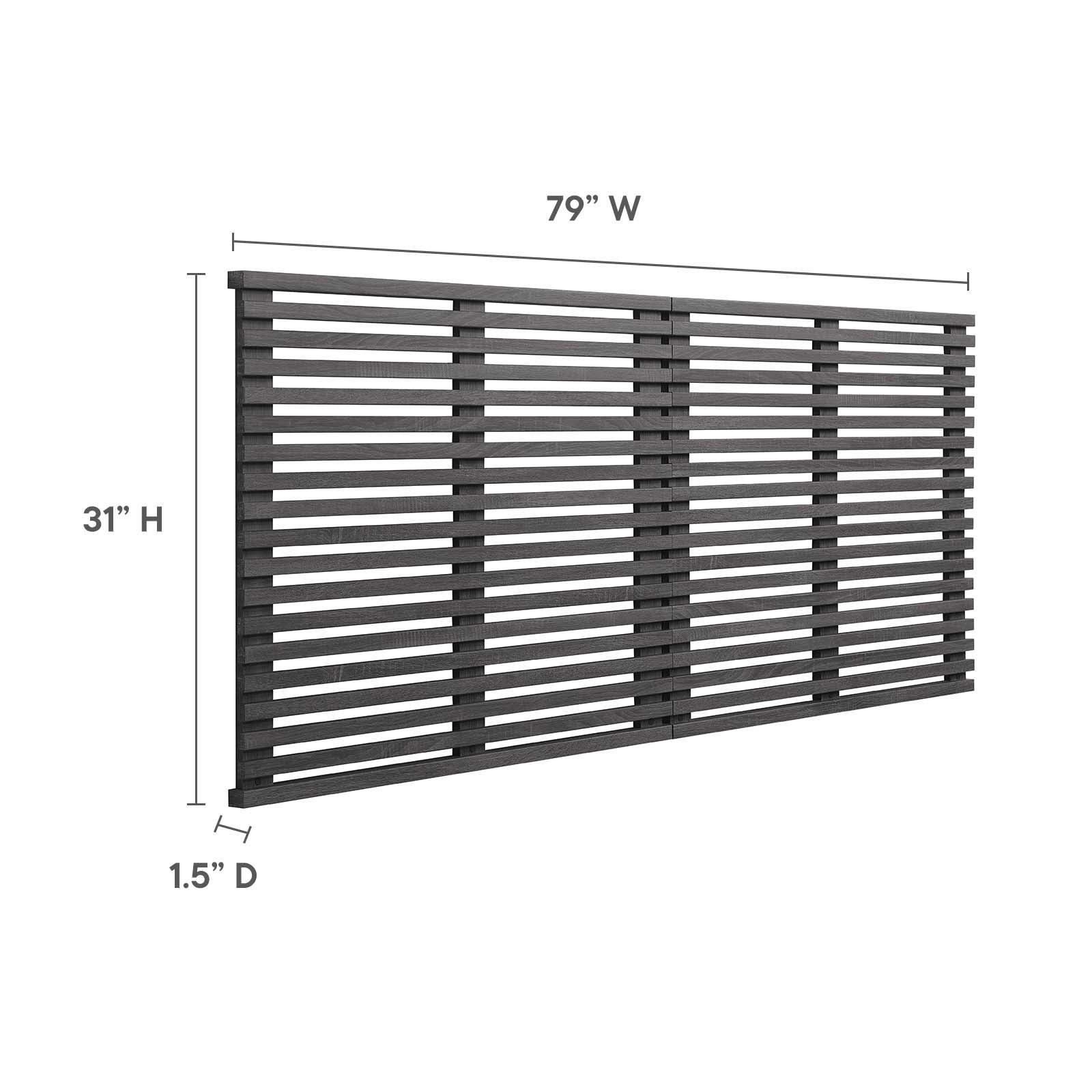 Modway Render Wall Mount King Headboard FredCo