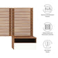 Modway Render Wall Mount Queen Headboard and Modern Nightstands FredCo