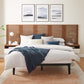 Modway Render Wall Mount Queen Headboard and Modern Nightstands FredCo