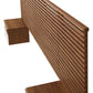 Modway Render Wall Mount Queen Headboard and Modern Nightstands FredCo