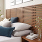 Modway Render Wall Mount Queen Headboard and Modern Nightstands FredCo