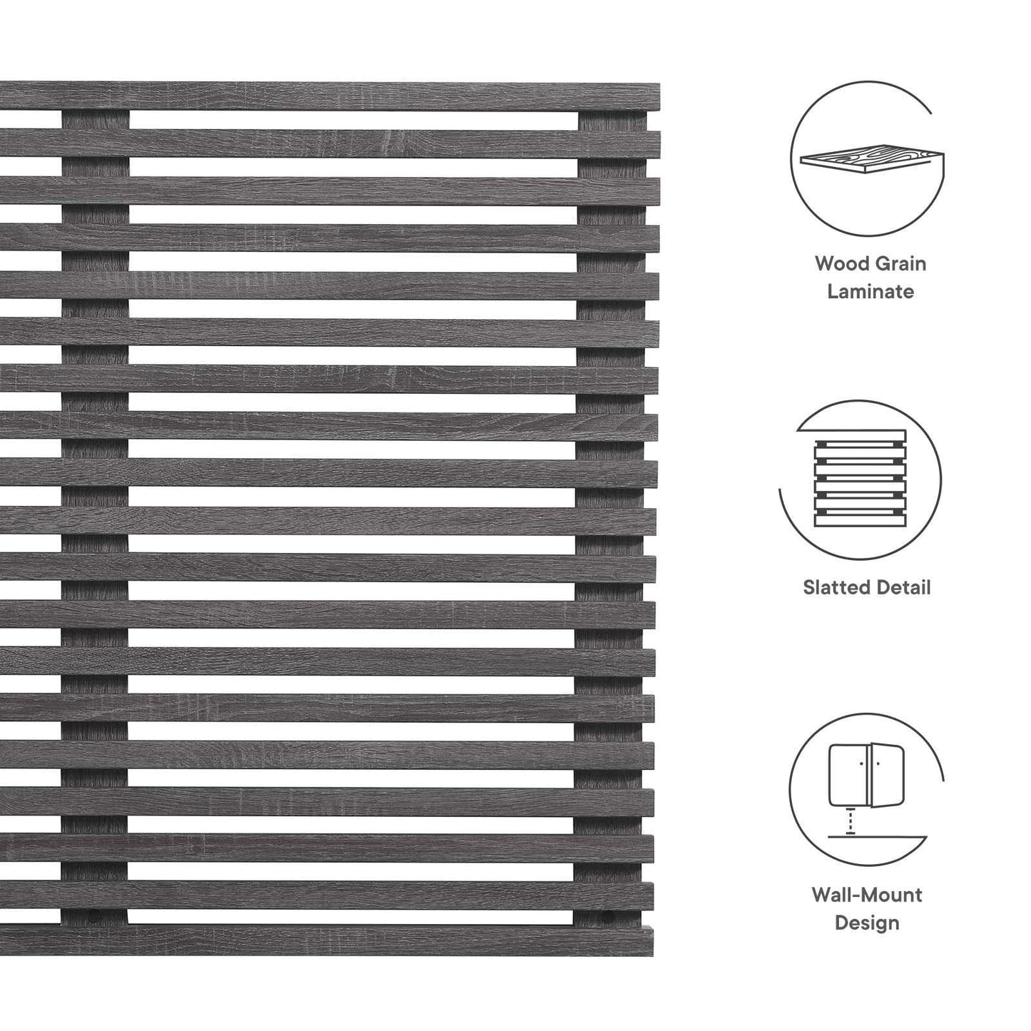 Modway Render Wall Mount Twin Headboard FredCo