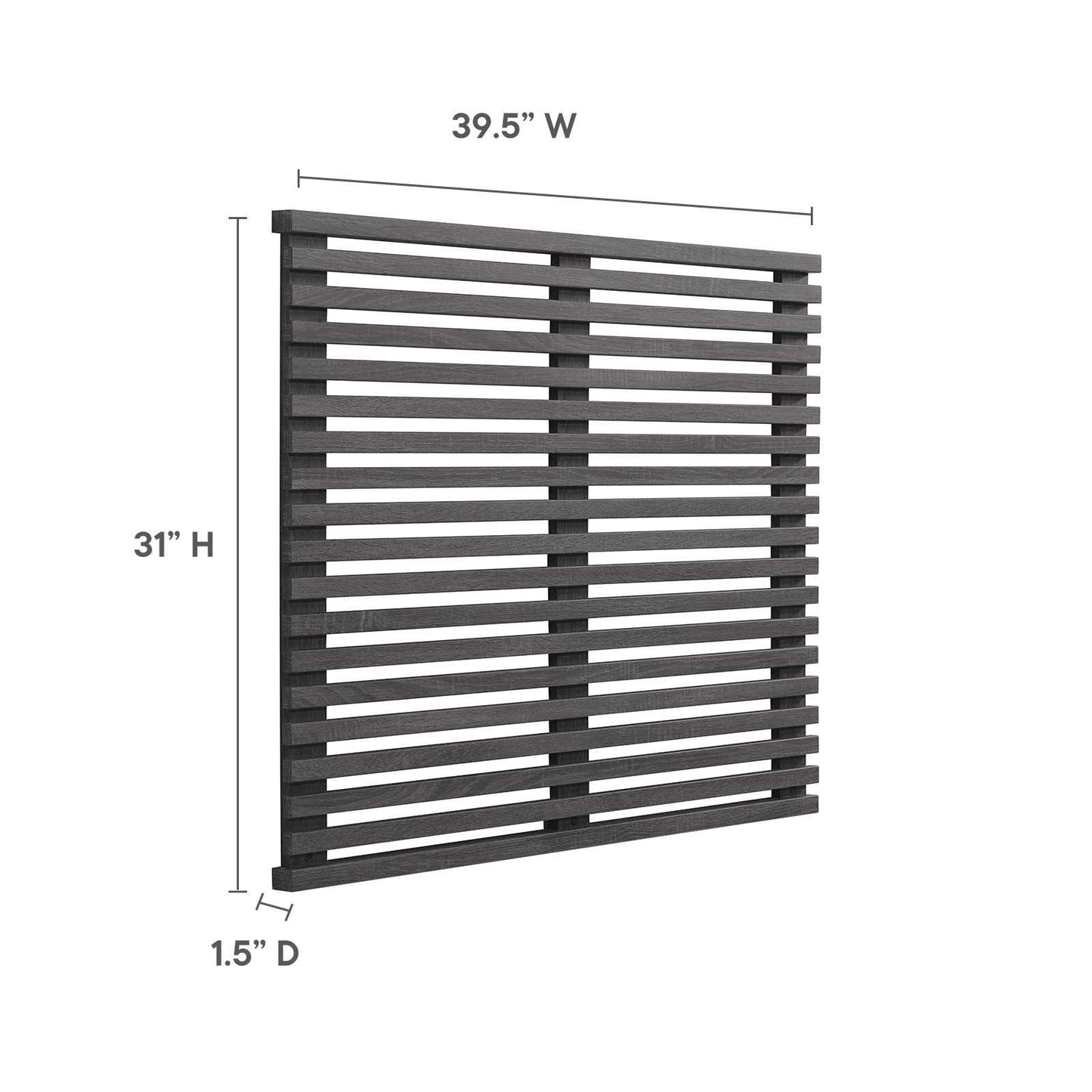 Modway Render Wall Mount Twin Headboard FredCo