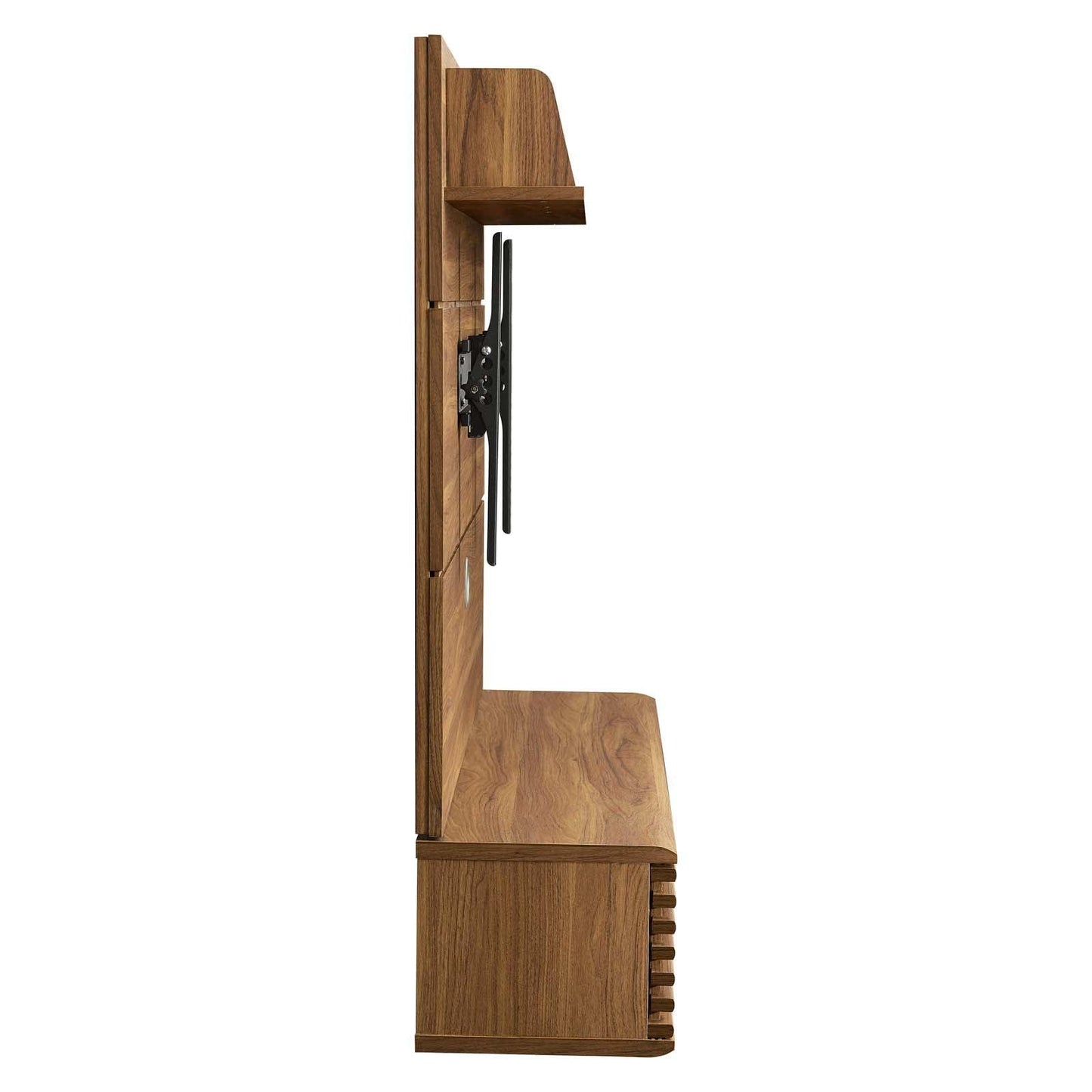 Modway Render Wall Mounted TV Stand Entertainment Center FredCo