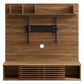 Modway Render Wall Mounted TV Stand Entertainment Center FredCo