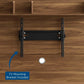 Modway Render Wall Mounted TV Stand Entertainment Center FredCo