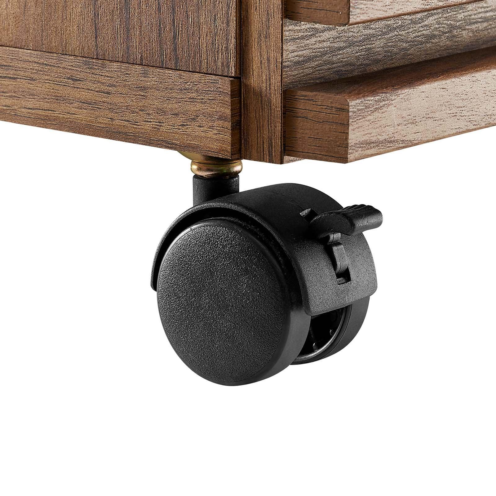 Modway Render Wood Desk and File Cabinet Set FredCo